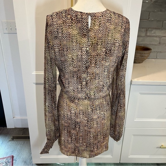 Alexis The Dula Leopard Print Mini Dress XS - Picture 5 of 10